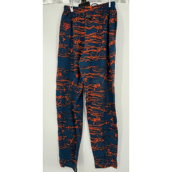 VTG Zubaz Chicago Bears NFL Lounge Pants Orange Navy Blue  Mens Streetware - Picture 1 of 8